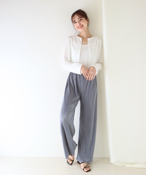 BLUEEAST(ブルーイースト)の「カーディガン&キャミソールセット アンサンブル(アンサンブル・レディース・ブラック/イエロー/アイボリー/モカ/カーキ・MEDIUM)」の14枚目の写真