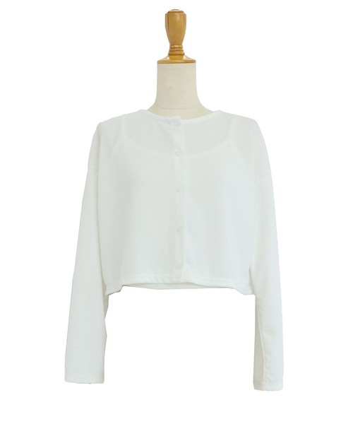 BLUEEAST(ブルーイースト)の「カーディガン&キャミソールセット アンサンブル(アンサンブル・レディース・ブラック/イエロー/アイボリー/モカ/カーキ・MEDIUM)」の22枚目の写真