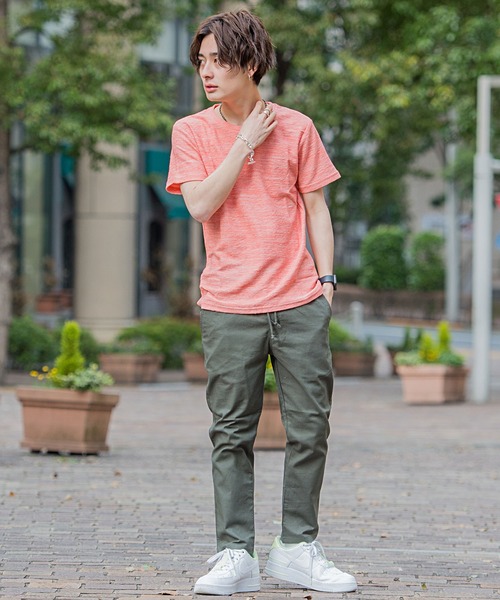 SILVER BULLET(シルバーバレット)の「『vicci/ヴィッチ』ボーダー柄裏毛クルーネック半袖Tシャツ(Tシャツ/カットソー・メンズ・レッド/グレー系その他2/グレー/マルチ/ブルー系その他/ホワイト/グレー系その他/ネイビー/ブルー系その他2・L/M)」の17枚目の写真