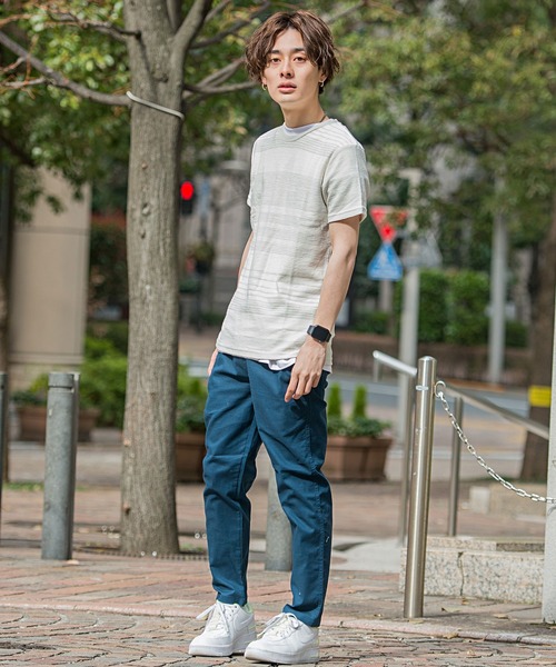SILVER BULLET(シルバーバレット)の「『vicci/ヴィッチ』ボーダー柄裏毛クルーネック半袖Tシャツ(Tシャツ/カットソー・メンズ・レッド/グレー系その他2/グレー/マルチ/ブルー系その他/ホワイト/グレー系その他/ネイビー/ブルー系その他2・L/M)」の20枚目の写真
