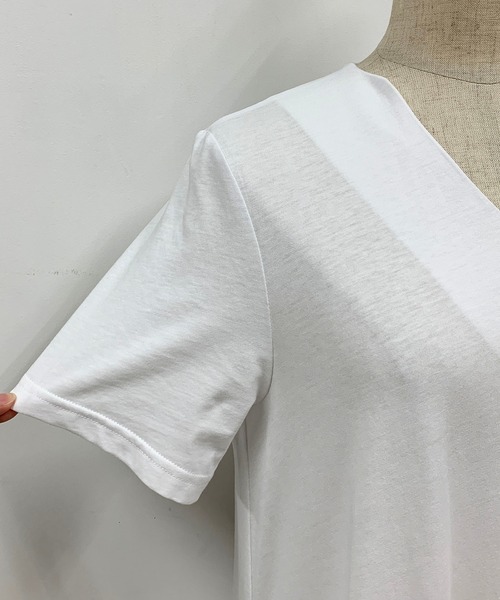 PICCIN（ピッチン）の「フリルマキシワンピース（ワンピース・レディース・ブラック/オフホワイト/ブルー・M）」の11枚目の写真