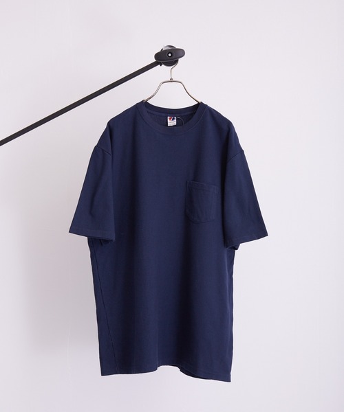 tone(トーン)の「【STATE LINE/ステートライン】STATE LINE7.25oz RUGBY SS POCKET TEE(UN)(Tシャツ/カットソー・レディース・ホワイト/ネイビー/グレー/ブラック・MEDIUM/LARGE/X-LARGE)」の4枚目の写真