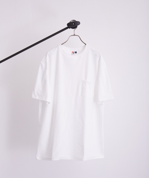 tone(トーン)の「【STATE LINE/ステートライン】STATE LINE7.25oz RUGBY SS POCKET TEE(UN)(Tシャツ/カットソー・レディース・ホワイト/ネイビー/グレー/ブラック・MEDIUM/LARGE/X-LARGE)」の2枚目の写真