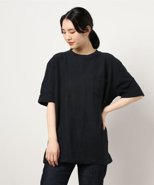 tone(トーン)の「【STATE LINE/ステートライン】STATE LINE7.25oz RUGBY SS POCKET TEE(UN)(Tシャツ/カットソー・レディース・ホワイト/ネイビー/グレー/ブラック・MEDIUM/LARGE/X-LARGE)」の10枚目の写真