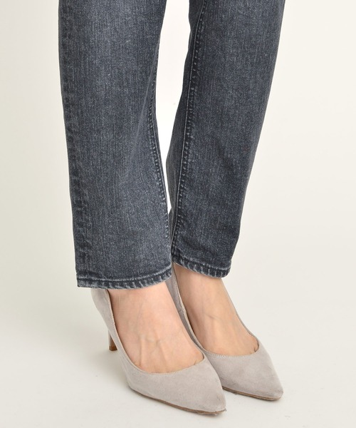 YANUK（ヤヌーク）の「【YANUK/ヤヌーク】ハイウエスト スリムテーパード デニムパンツ High Waist RUTH(ハイウエスト ルース)（デニムパンツ・レディース・ブラック・24inch/25inch/26inch/27inch/23inch/22inch/21inch）」の8枚目の写真