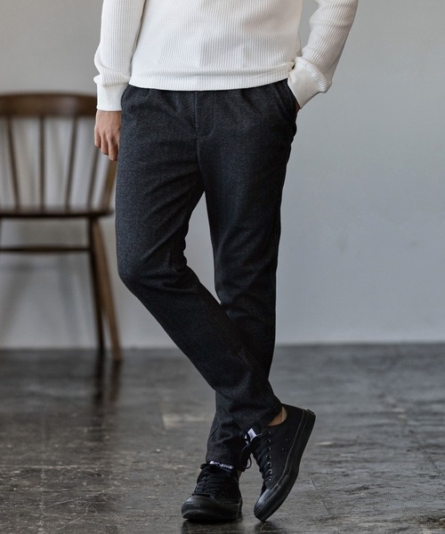 Magine（マージン）の「mp9066-HERRINGBONE TAPERED SKINNY PANTS スキニーパンツ（その他パンツ・メンズ・ブラウン/ブラック/グレー・44/46/48）」の4枚目の写真