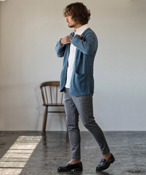 Magine（マージン）の「mp9066-HERRINGBONE TAPERED SKINNY PANTS スキニーパンツ（その他パンツ・メンズ・ブラウン/ブラック/グレー・44/46/48）」の18枚目の写真