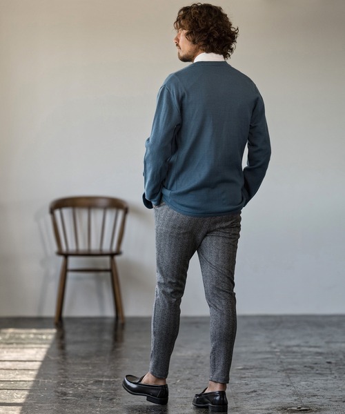 Magine（マージン）の「mp9066-HERRINGBONE TAPERED SKINNY PANTS スキニーパンツ（その他パンツ・メンズ・ブラウン/ブラック/グレー・44/46/48）」の20枚目の写真