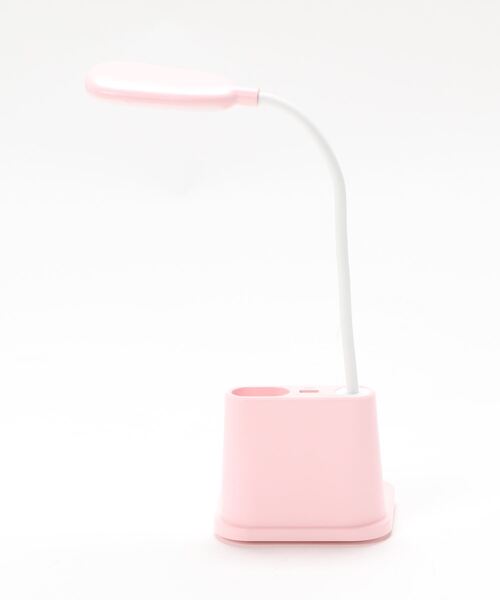 aimoha（アイモハ）の「充電&ペン立て&タブレットスタンドになる多機能USBデスクライト（照明・レディース・ホワイト/ピンク・FREE）」の3枚目の写真