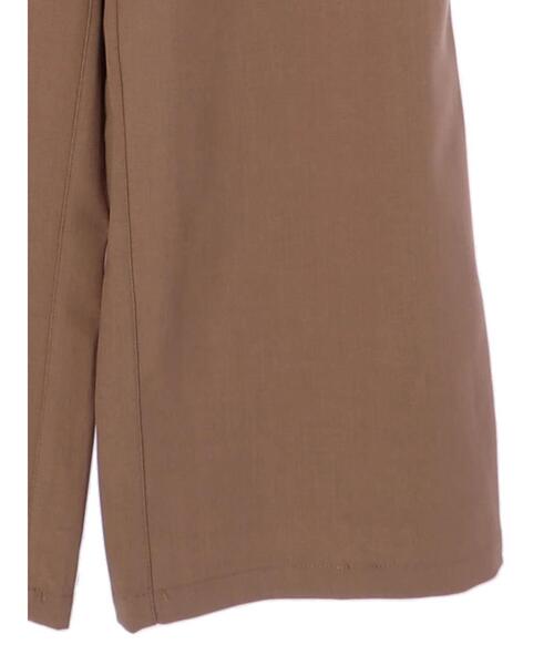 koe（コエ）の「ドライタッチポリトロサロペット*（サロペット/オーバーオール・レディース・ブラック/ライトベージュ/ベージュ・L/M）」の14枚目の写真