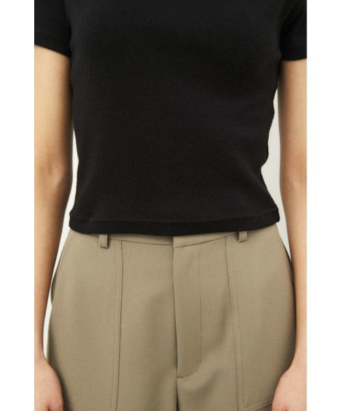 LAGUA GEM(ラグアジェム)の「BASIC COMPACT T/SH(Tシャツ/カットソー・レディース・オフホワイト/ブラック/ライム・SMALL/MEDIUM)」の19枚目の写真