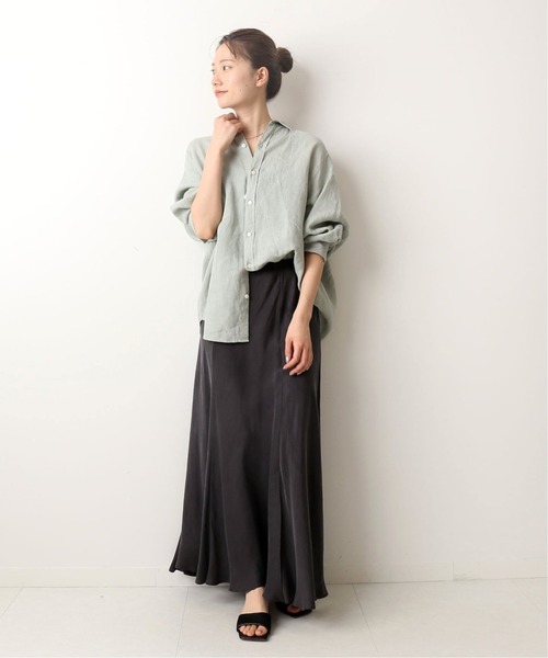 plage（プラージュ）の「Fibril ギャザーロングスカート2◆（スカート・レディース・グレー/ブラウン・38/36）」の11枚目の写真