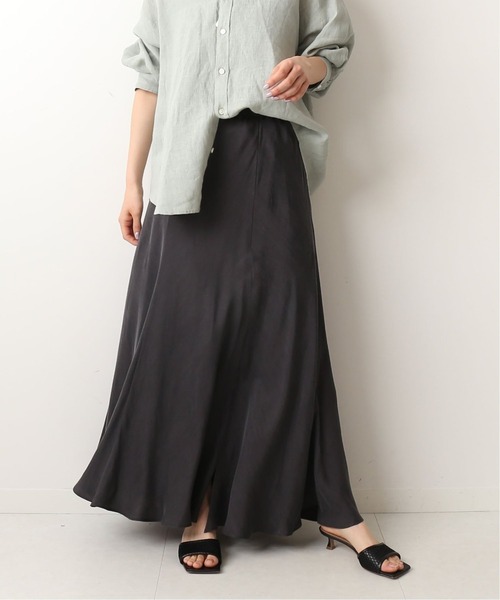 plage（プラージュ）の「Fibril ギャザーロングスカート2◆（スカート・レディース・グレー/ブラウン・38/36）」の13枚目の写真