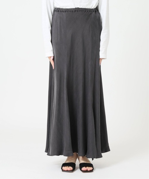 plage（プラージュ）の「Fibril ギャザーロングスカート2◆（スカート・レディース・グレー/ブラウン・38/36）」の4枚目の写真