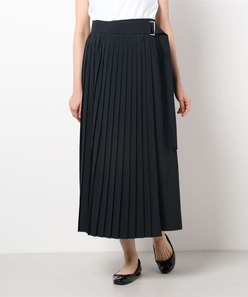 N.O.R.C(ノーク)の「ラッププリーツスカート(スカート・レディース・ホワイト/ブラック/ベージュ・M/L/S)」の5枚目の写真