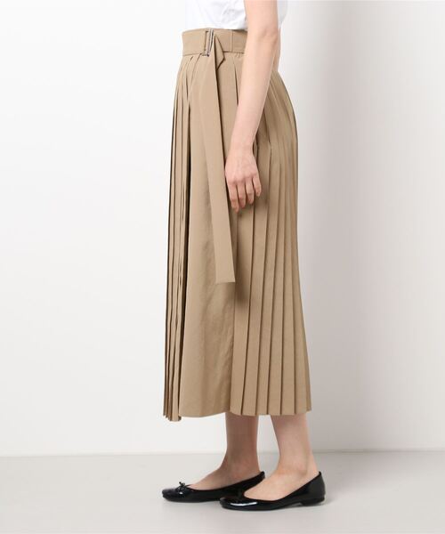 N.O.R.C(ノーク)の「ラッププリーツスカート(スカート・レディース・ホワイト/ブラック/ベージュ・M/L/S)」の7枚目の写真