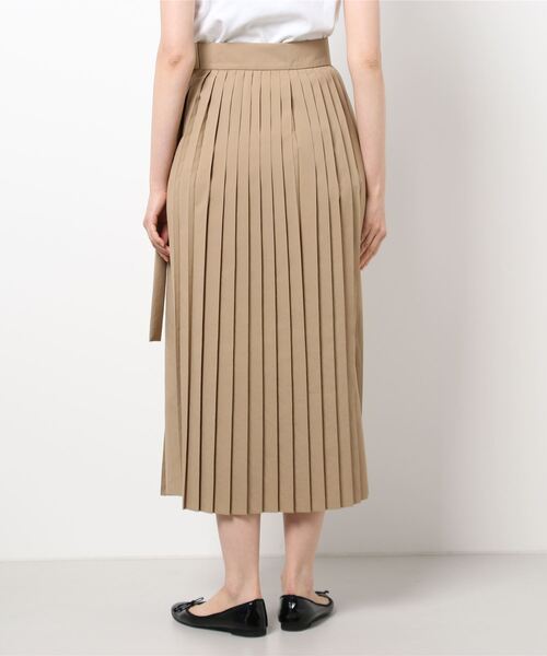 N.O.R.C(ノーク)の「ラッププリーツスカート(スカート・レディース・ホワイト/ブラック/ベージュ・M/L/S)」の8枚目の写真