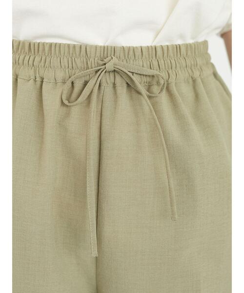 Green　Parks（グリーンパークス）の「接触冷感 イージーパンツ＊（その他パンツ・レディース・ブラック/カーキ/ライトベージュ・FREE）」の14枚目の写真