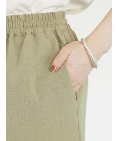 Green　Parks（グリーンパークス）の「接触冷感 イージーパンツ＊（その他パンツ・レディース・ブラック/カーキ/ライトベージュ・FREE）」の11枚目の写真