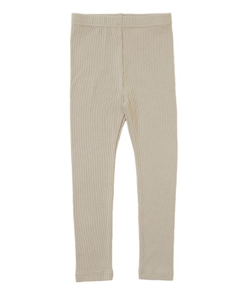 devirock（デビロック）の「リブレギンス（レギンス/スパッツ・キッズ・アイボリー/ブラック/杢グレー/ヘザーチャコール/モカ/グレー系その他・100cm/160cm/140cm/150cm/120cm/130cm/80ｃｍ/110cm/90cm）」の9枚目の写真