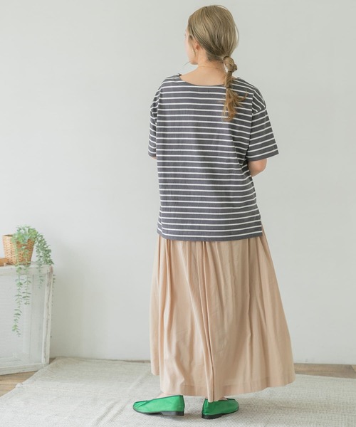 ITEMS URBANRESEARCH（アイテムズ アーバンリサーチ）の「ボリュームギャザースカート（スカート・レディース・マスタード/スミクロ/ベージュ・FREE）」の22枚目の写真