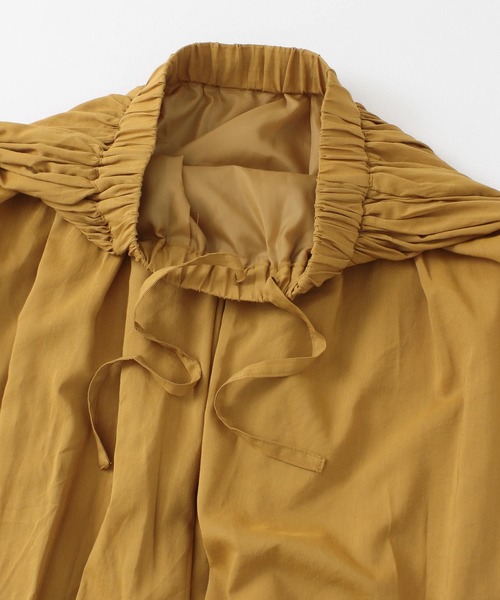 ITEMS URBANRESEARCH（アイテムズ アーバンリサーチ）の「ボリュームギャザースカート（スカート・レディース・マスタード/スミクロ/ベージュ・FREE）」の8枚目の写真