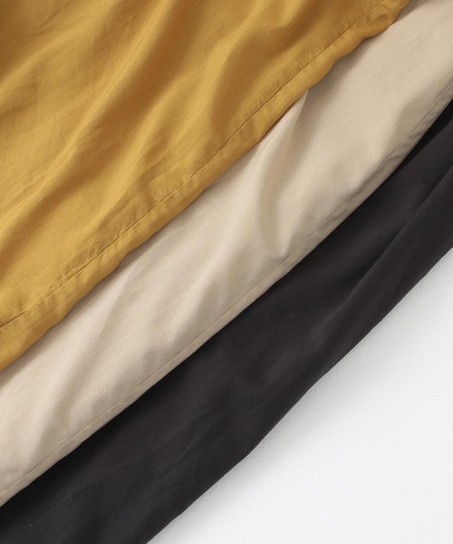 ITEMS URBANRESEARCH（アイテムズ アーバンリサーチ）の「ボリュームギャザースカート（スカート・レディース・マスタード/スミクロ/ベージュ・FREE）」の10枚目の写真