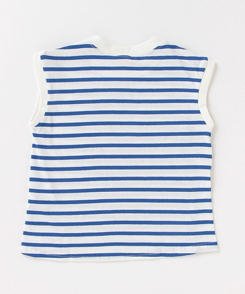 petit main（プティマイン）の「【リンク／接触冷感】裾スリットTシャツ（Tシャツ/カットソー・キッズ・ダークブラウン/ブルー/キナリ/ブラック・100cm/120cm/80ｃｍ/110cm/130cm/90cm）」の11枚目の写真