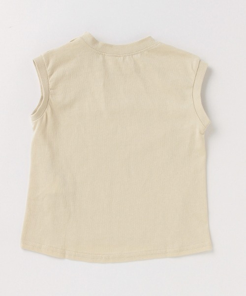 petit main（プティマイン）の「【リンク／接触冷感】裾スリットTシャツ（Tシャツ/カットソー・キッズ・ダークブラウン/ブルー/キナリ/ブラック・100cm/120cm/80ｃｍ/110cm/130cm/90cm）」の15枚目の写真