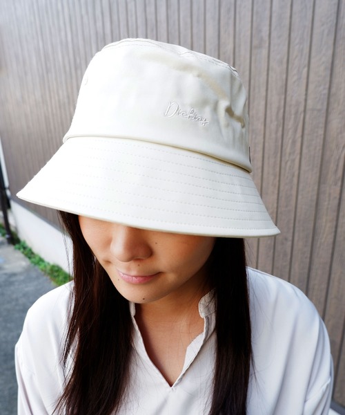 Dickies(ディッキーズ)の「【Dickies】PU BUCKET HAT / ディッキーズ フェイクレザー バケットハット(ハット・メンズ・ブラック/アイボリー・FREE)」の1枚目の写真