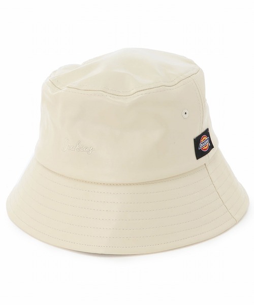 Dickies(ディッキーズ)の「【Dickies】PU BUCKET HAT / ディッキーズ フェイクレザー バケットハット(ハット・メンズ・ブラック/アイボリー・FREE)」の3枚目の写真
