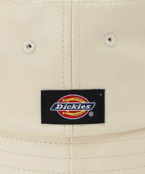 Dickies(ディッキーズ)の「【Dickies】PU BUCKET HAT / ディッキーズ フェイクレザー バケットハット(ハット・メンズ・ブラック/アイボリー・FREE)」の9枚目の写真