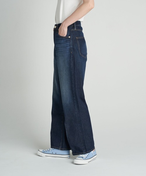 AMERICAN HOLIC(アメリカンホリック)の「フレアセンターラインデニム(デニムパンツ・レディース・インディゴブルー・S/M/L)」の4枚目の写真