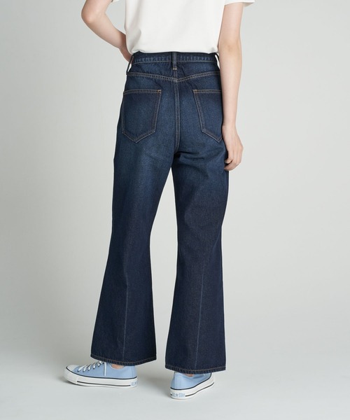 AMERICAN HOLIC(アメリカンホリック)の「フレアセンターラインデニム(デニムパンツ・レディース・インディゴブルー・S/M/L)」の5枚目の写真