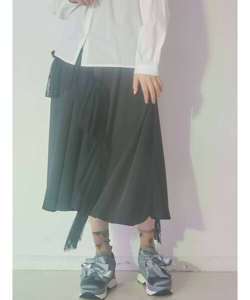 merry jenny（メリージェニー）の「ジャガードリボンスニーカー（スニーカー・レディース・ブラック/ピンク/ブルー・SMALL/MEDIUM/LARGE）」の7枚目の写真