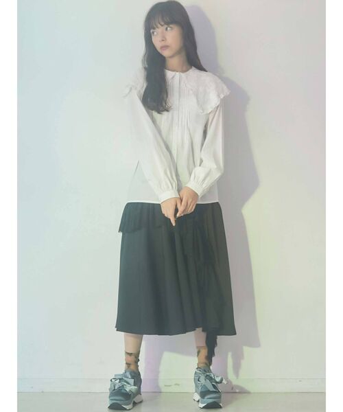 merry jenny（メリージェニー）の「ジャガードリボンスニーカー（スニーカー・レディース・ブラック/ピンク/ブルー・SMALL/MEDIUM/LARGE）」の16枚目の写真