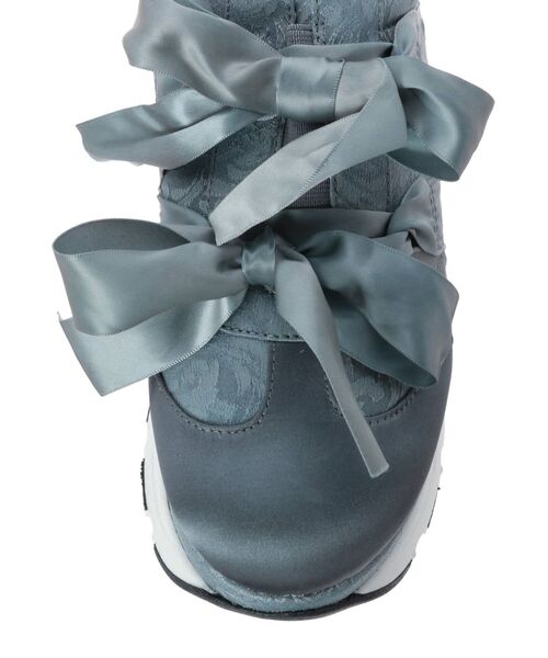 merry jenny（メリージェニー）の「ジャガードリボンスニーカー（スニーカー・レディース・ブラック/ピンク/ブルー・SMALL/MEDIUM/LARGE）」の6枚目の写真