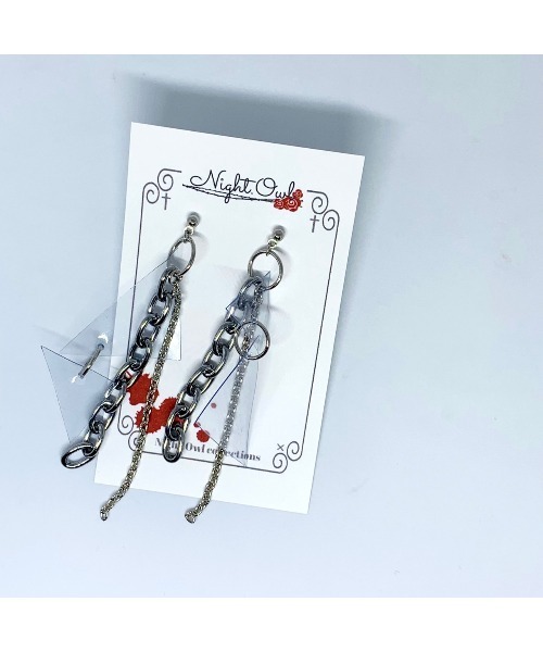 Night Owl アクセサリー チェーンピアス Ma ピアス 両耳用 Tone トーン のファッション
