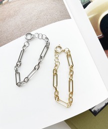 kutir | kutirlune／ミックスチェーンブレスレット(ブレスレット)