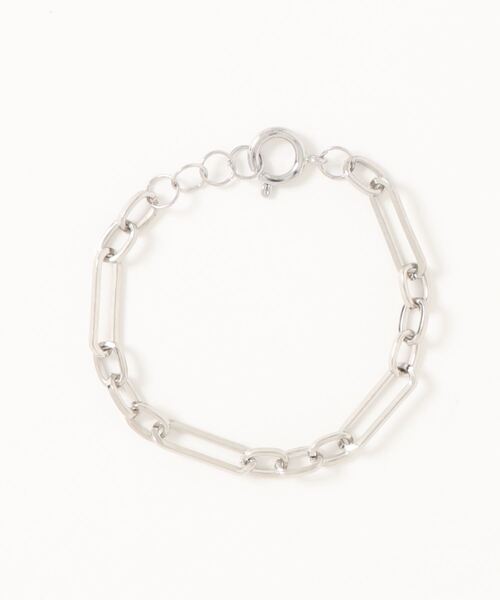 kutir（クティール）の「kutirlune／ミックスチェーンブレスレット（ブレスレット・レディース・シルバー/ゴールド・FREE）」の5枚目の写真