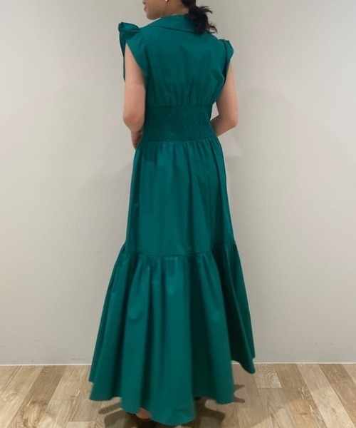 SNIDEL(スナイデル)の「コルセットデザインシャツワンピース(シャツワンピース・レディース・グリーン/ライトグレー/その他・0/1)」の14枚目の写真