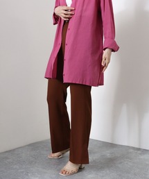 サイドスリットセミフレアパンツ