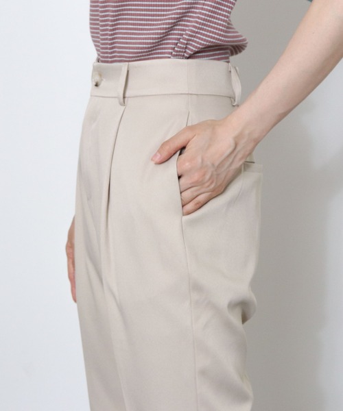 archives（アルシーヴ）の「サイドスリットセミフレアパンツ（その他パンツ・レディース・ローズ/ミント/モカ/グレイッシュベージュ・MEDIUM）」の13枚目の写真