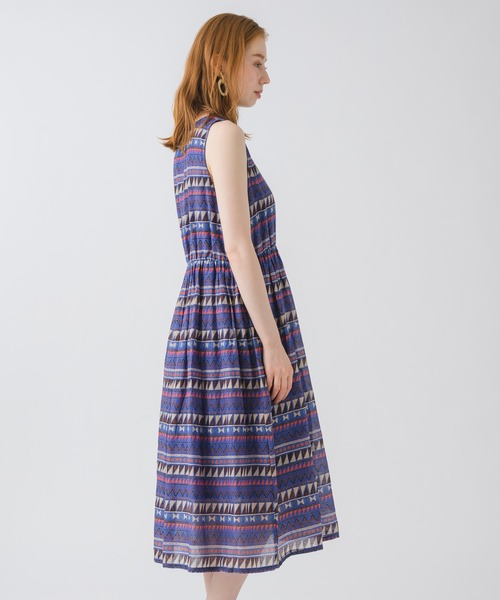 ワンピース Paradiseレトロ幾何学柄ワンピース ワンピース Paradise Picnic パラダイスピクニック のファッション