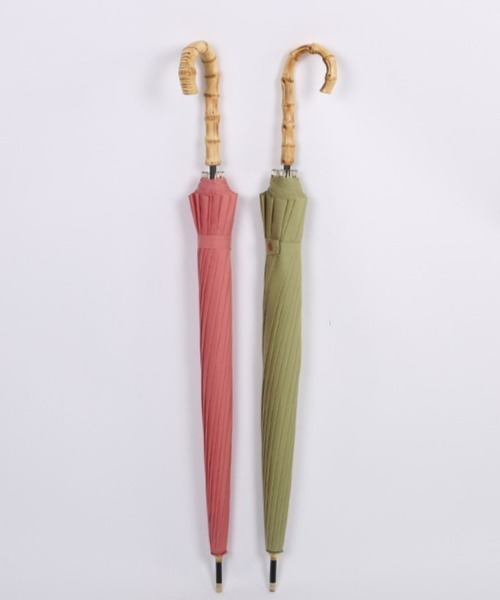 REBALANCE（リバランス）の「バンブー傘（長傘・レディース・ホワイト/ブラック/グレー/カーキ/ネイビー/ライトグリーン・ONE SIZE）」の19枚目の写真