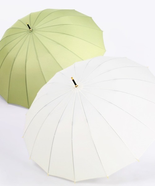 REBALANCE（リバランス）の「バンブー傘（長傘・レディース・ホワイト/ブラック/グレー/カーキ/ネイビー/ライトグリーン・ONE SIZE）」の7枚目の写真