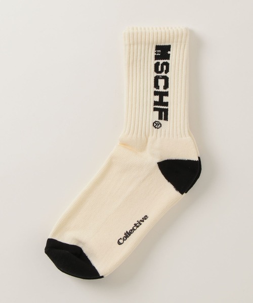 MSCHF（ミスチーフ）の「COLLECTIVE OG MIDDLE TUBE SOCKS（ソックス/靴下・レディース・ブラック/クリーム・FREE）」の4枚目の写真