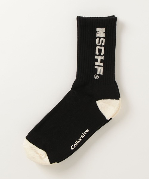 MSCHF（ミスチーフ）の「COLLECTIVE OG MIDDLE TUBE SOCKS（ソックス/靴下・レディース・ブラック/クリーム・FREE）」の3枚目の写真