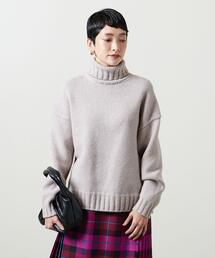 SLOANE | 別注<SLOANE(スローン)>3G ドロップショルダー タートルネック ニット †(ニット/セーター)