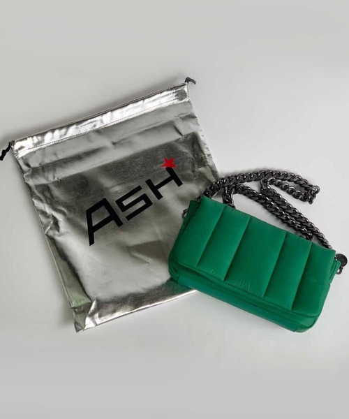 ASH（アッシュ）の「【FLORA NYLON】ナイロンハンドバック（ハンドバッグ・レディース・ブラック/グリーン/パープル・ONE SIZE）」の9枚目の写真